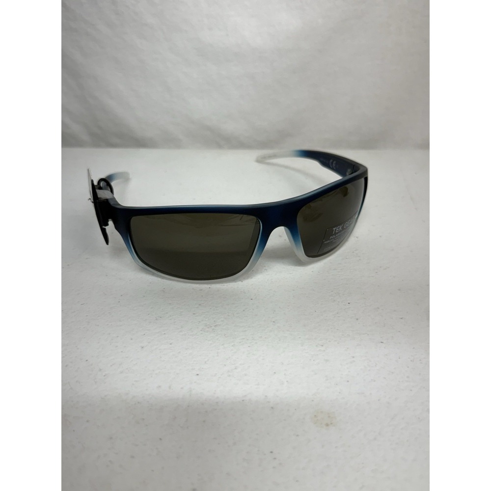 Tech Gear Blue/white Wrap Around Unisex Sunglasses